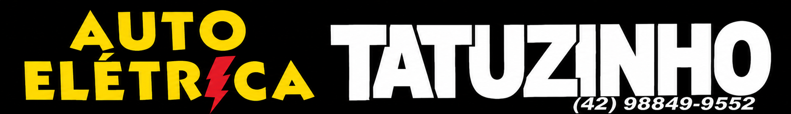 Logotipo Auto Elétrica Tatuzinho